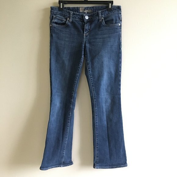 Kut From‎ The Kloth Farrah Baby Bootcut Jeans SZ 4 - Picture 1 of 7